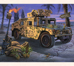 Tom Thordarson has dedicated this military themed art to our solders in the Middle East fighting for our Country.