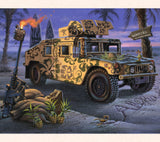 Tom Thordarson has dedicated this military themed art to our solders in the Middle East fighting for our Country.